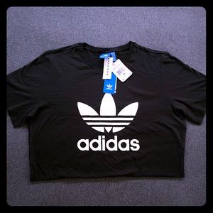Brand New with Tags!  Addidas Trefoil Black Tshirt